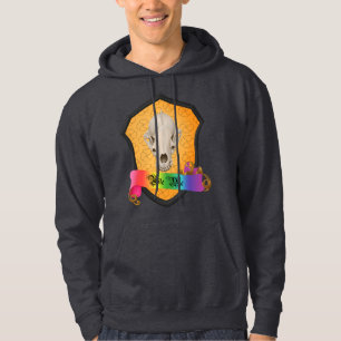 Veste À Capuche Rainbow Bite Me Badger Crâne