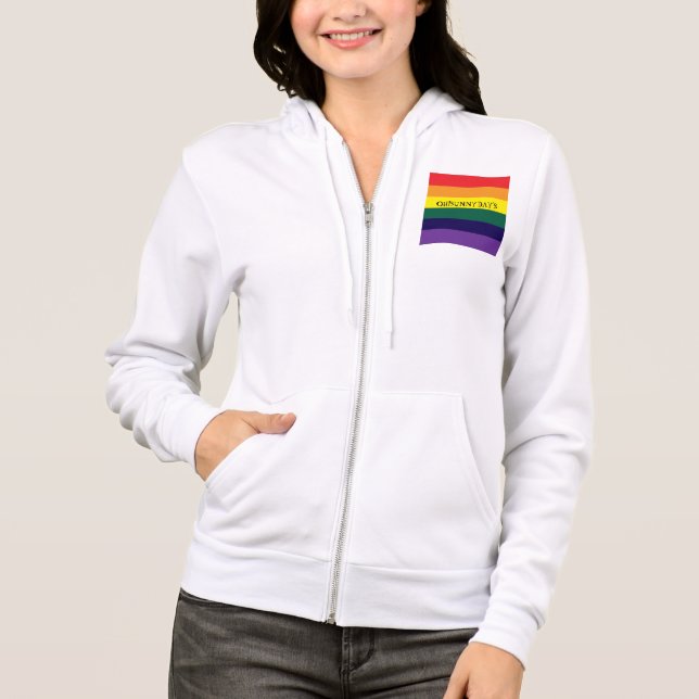 Veste À Capuche rainbow color (Devant)