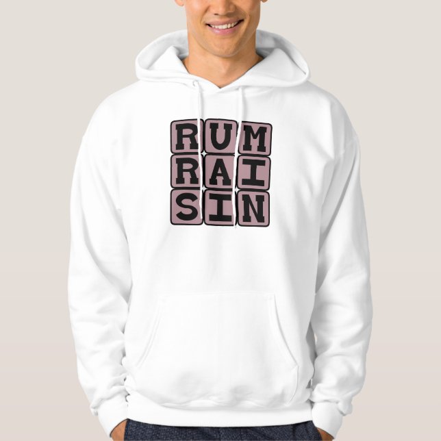 Veste À Capuche Raisin au Rhum, Parfum de Crème Glacée (Devant)