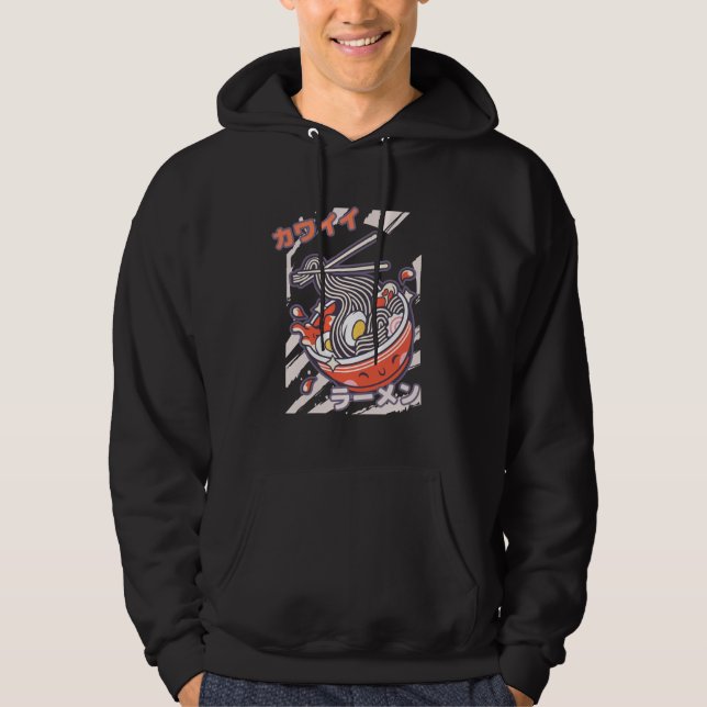 Veste À Capuche Ramen nodels mignon (Devant)