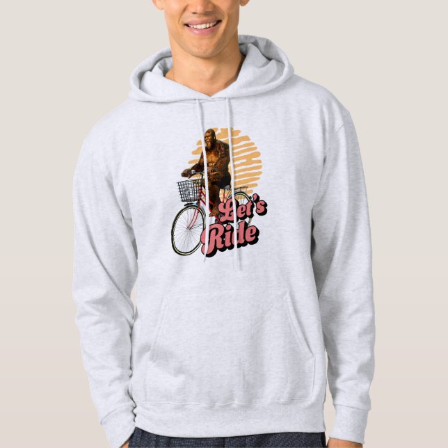 Veste À Capuche Randonnée à vélo dans la forêt de Sasquatch (Devant)