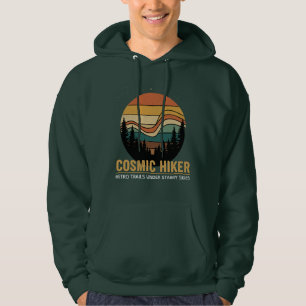 Veste À Capuche Randonneur Cosmique Rétro 70s Coucher de Soleil Es