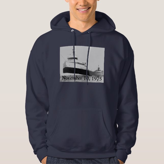 Veste À Capuche Rappelez-vous Edmund Fitzgerald (Devant)