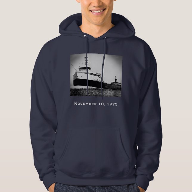 Veste À Capuche Rappelez-vous l'Edmund Fitzgerald (Devant)