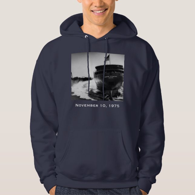 Veste À Capuche Rappelez-vous l'Edmund Fitzgerald (Devant)