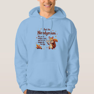 Veste À Capuche Rare Comme Le Néodyme - Mignonne Écureuil Thanksgi
