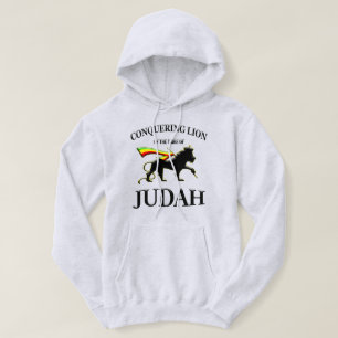 Veste À Capuche RASTA Lion de Juda   Rouge Or Vert