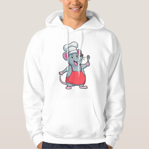 Veste À Capuche Rat comme Chef avec tablier de Cuisine et cuillère
