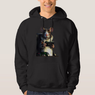 Veste À Capuche Rat souris artwork avec contrôleur de jeu