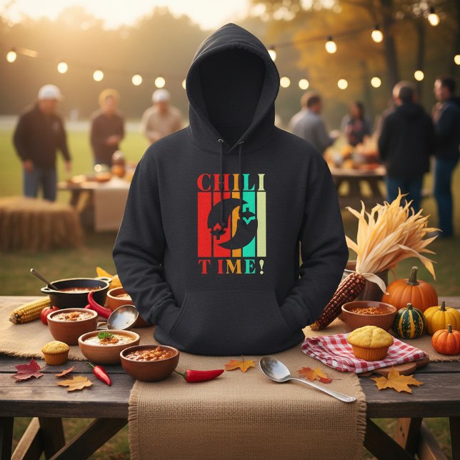 Veste À Capuche Rayures de l'heure du Chili (Créateur téléchargé)