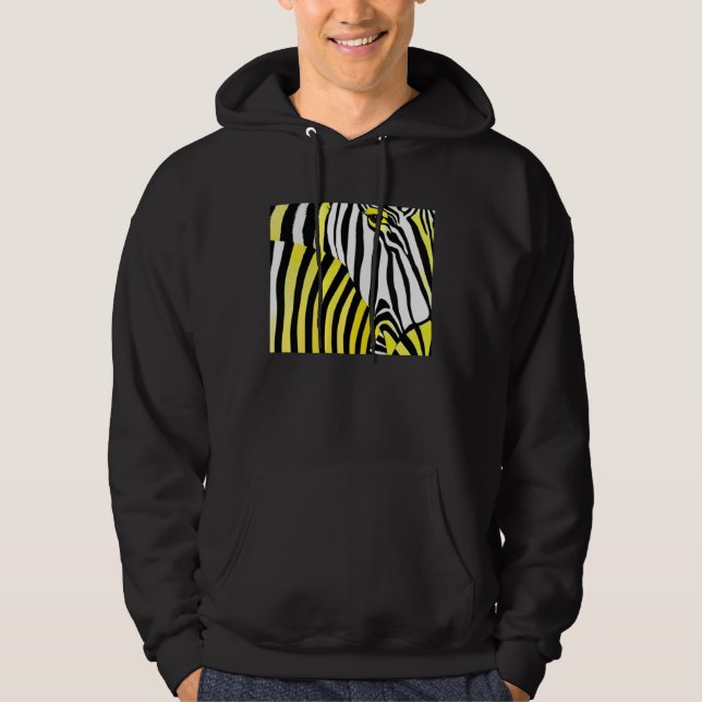 Veste À Capuche Rayures de zèbre (Devant)