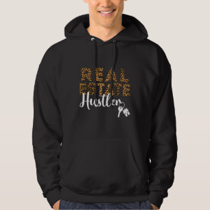 Veste À Capuche Realtor Immobilier Hustler Leopard Cheetah