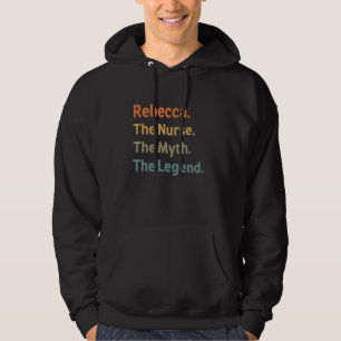 Veste À Capuche Rebecca L'Infirmière Le Mythe La Légende Drôle Vin