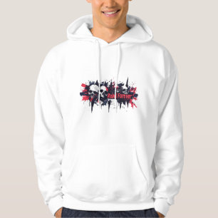 Veste À Capuche "Rebel Forever" - Edgy Skull Design graphique