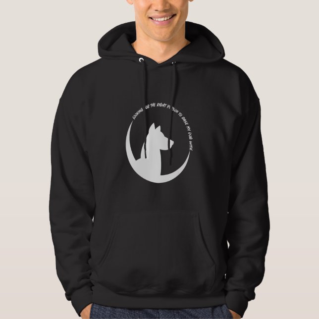 Veste À Capuche Recherche de partenaire pour chien (Devant)
