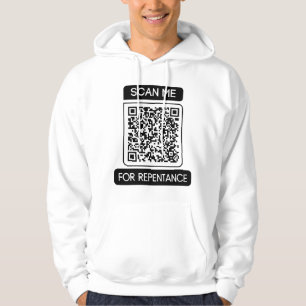 Veste À Capuche Rechercher le repentir QR Code Homme