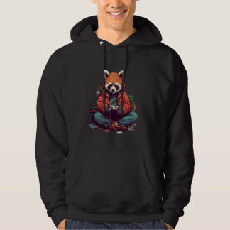 Veste À Capuche Red Panda Gamer Anime Video Gaming