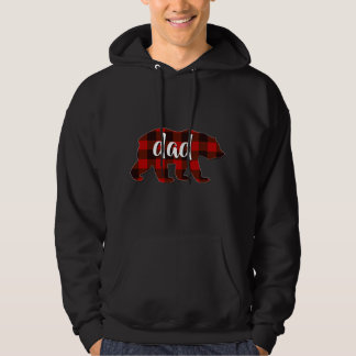Veste À Capuche Red Plaid Papa Buffalo Correspondant Famille Papa