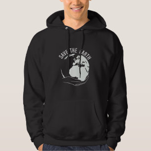 Veste À Capuche Réduire la réutilisation recycler sauver la terre