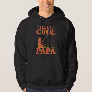 Veste À Capuche Reel Cool Papa Pêcheur Amoureux papa Anniversaire 