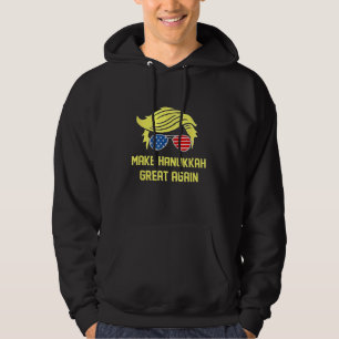 Veste À Capuche Refaire Hanukkah Great Again Trump Juif 