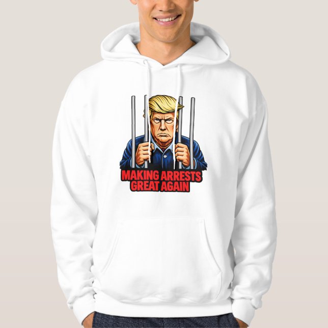 Veste À Capuche Refaire les Arrestations en Force - Sweat-shirt an (Devant)