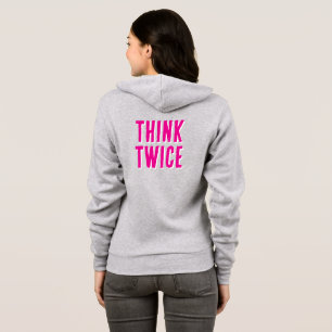 Veste À Capuche Réfléchissez deux fois