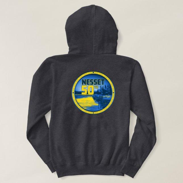 Veste À Capuche Réflexions de Nesset coins arrière et avant (Design dos)