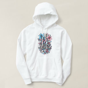 Veste À Capuche "Regarde mes fleurs s'épanouir" Cœur & Lys