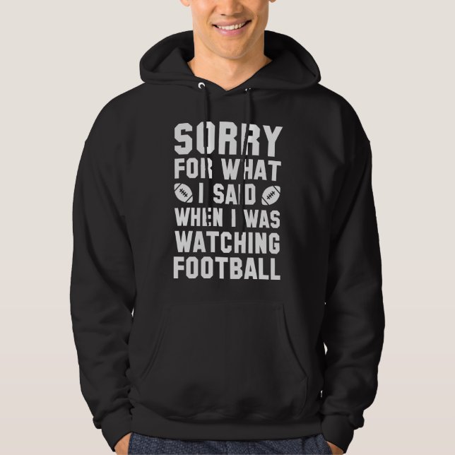 Veste À Capuche Regarder le football (Devant)