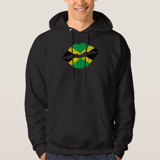 Veste À Capuche Reggae des femmes Rastafari Rasta Jamaïque (Devant)