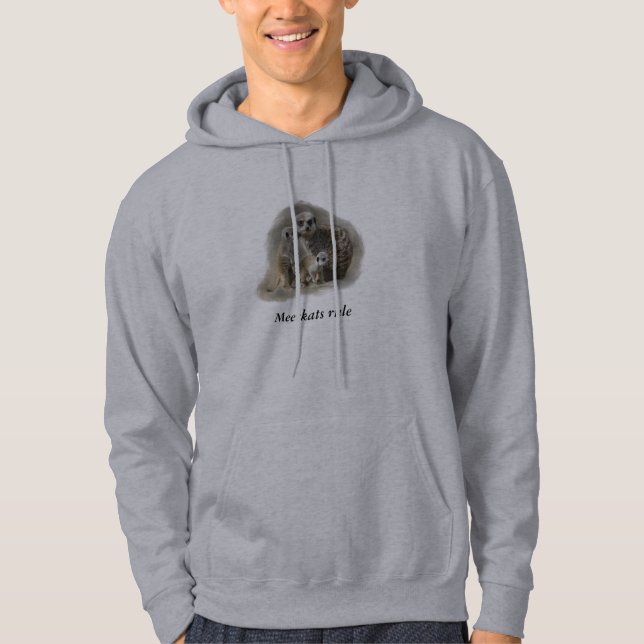 Veste À Capuche Règle de Meerkats (Devant)