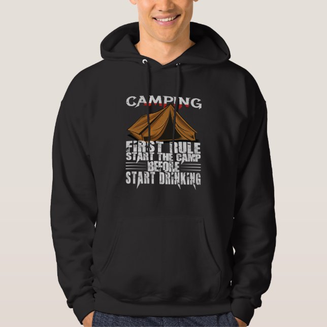 Veste À Capuche Règlement de camping intérieur  1 (Devant)