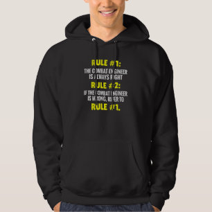 Veste À Capuche Règles du génie de combat Génie de combat
