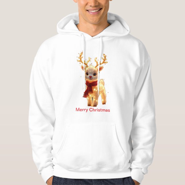 Veste À Capuche Rein cerf Design (Devant)