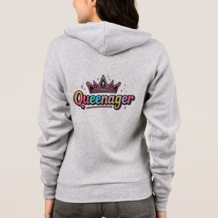 Veste À Capuche Reine de l'âge rétro – Cadeau amusant et stimulant