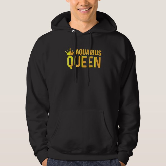 Veste À Capuche Reine du Verseau Libérée (Devant)