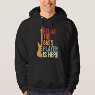 Veste À Capuche Relax Le Bassiste Est Ici Bassiste