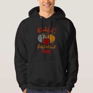 Veste À Capuche Remercié Grateful Bénie Meme Automne Fall Citrouil