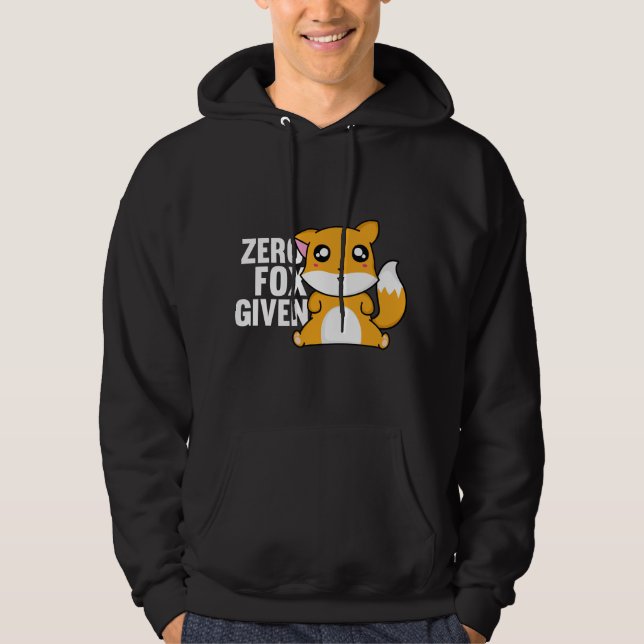Veste À Capuche Renard zéro donné (Devant)