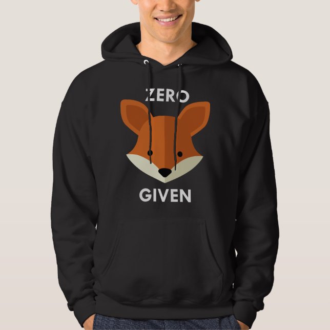 Veste À Capuche Renard zéro donné (Devant)