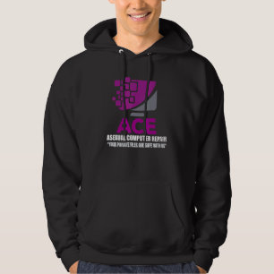 Veste À Capuche Réparation d'ordinateur sexuel Asexuel Ace Drapeau