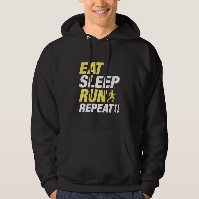 Veste À Capuche Répéter la course de sommeil (Devant)