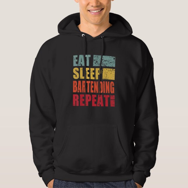 Veste À Capuche Répéter l'arrêt du sommeil (Devant)