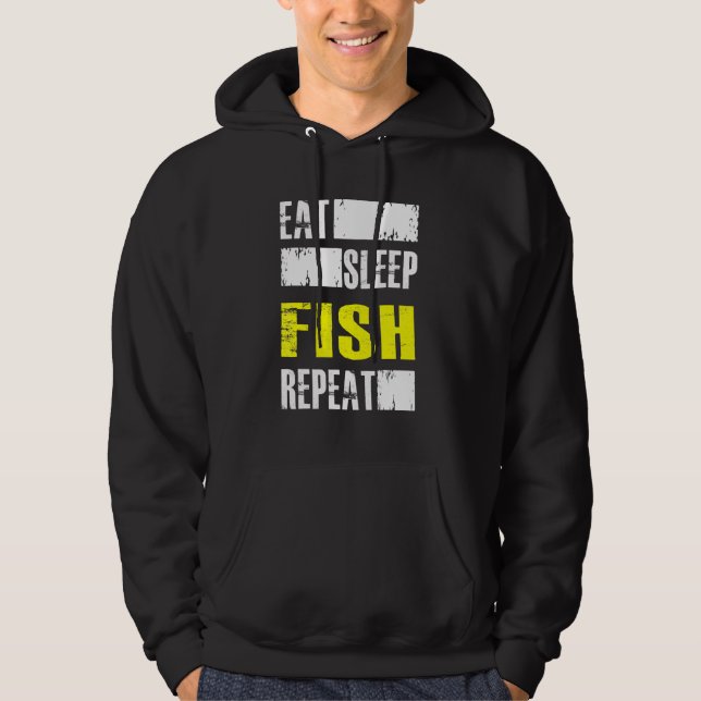Veste À Capuche Répéter le poisson du sommeil - Fisher (Devant)