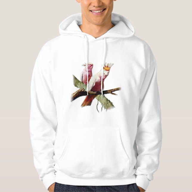 Veste À Capuche Repose de Cockatoos roses (Devant)