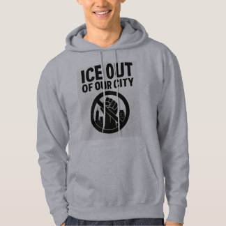 Veste À Capuche Repousser l'injustice — ICE hors de notre ville