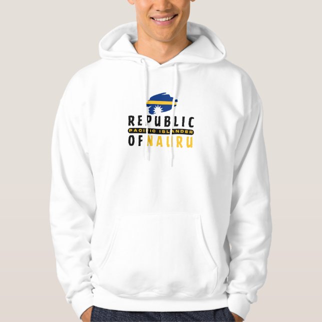 Veste À Capuche République de Nauru T-Shirt (Devant)