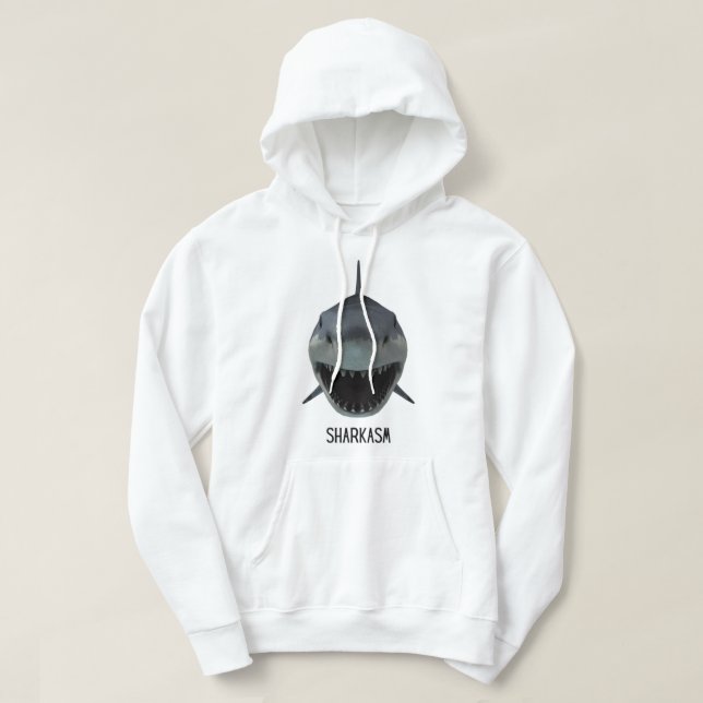 Veste À Capuche requin (Design devant)