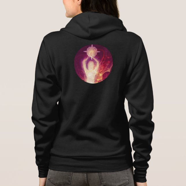 Veste À Capuche Résilience luminescente violet (Dos)